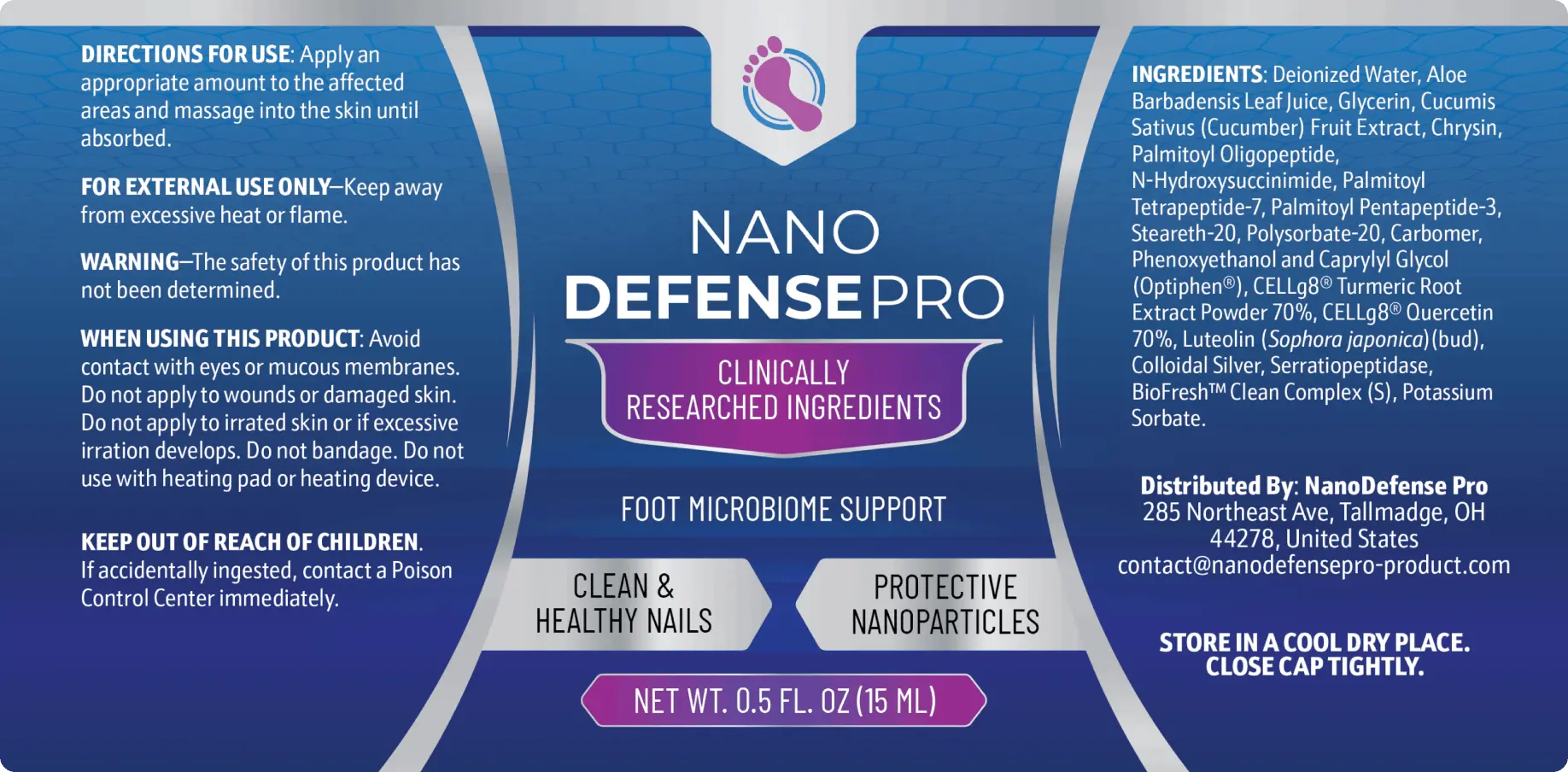 NanoDefense Pro™ scientific refrences